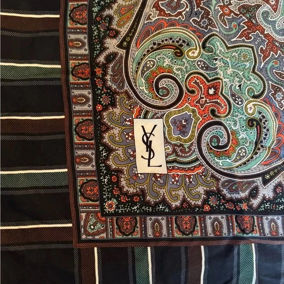 Designer Yves Saint Laurent Scarf